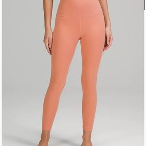 Lululemon Align 25 Leggings. Size 2. Pink Savannah Color